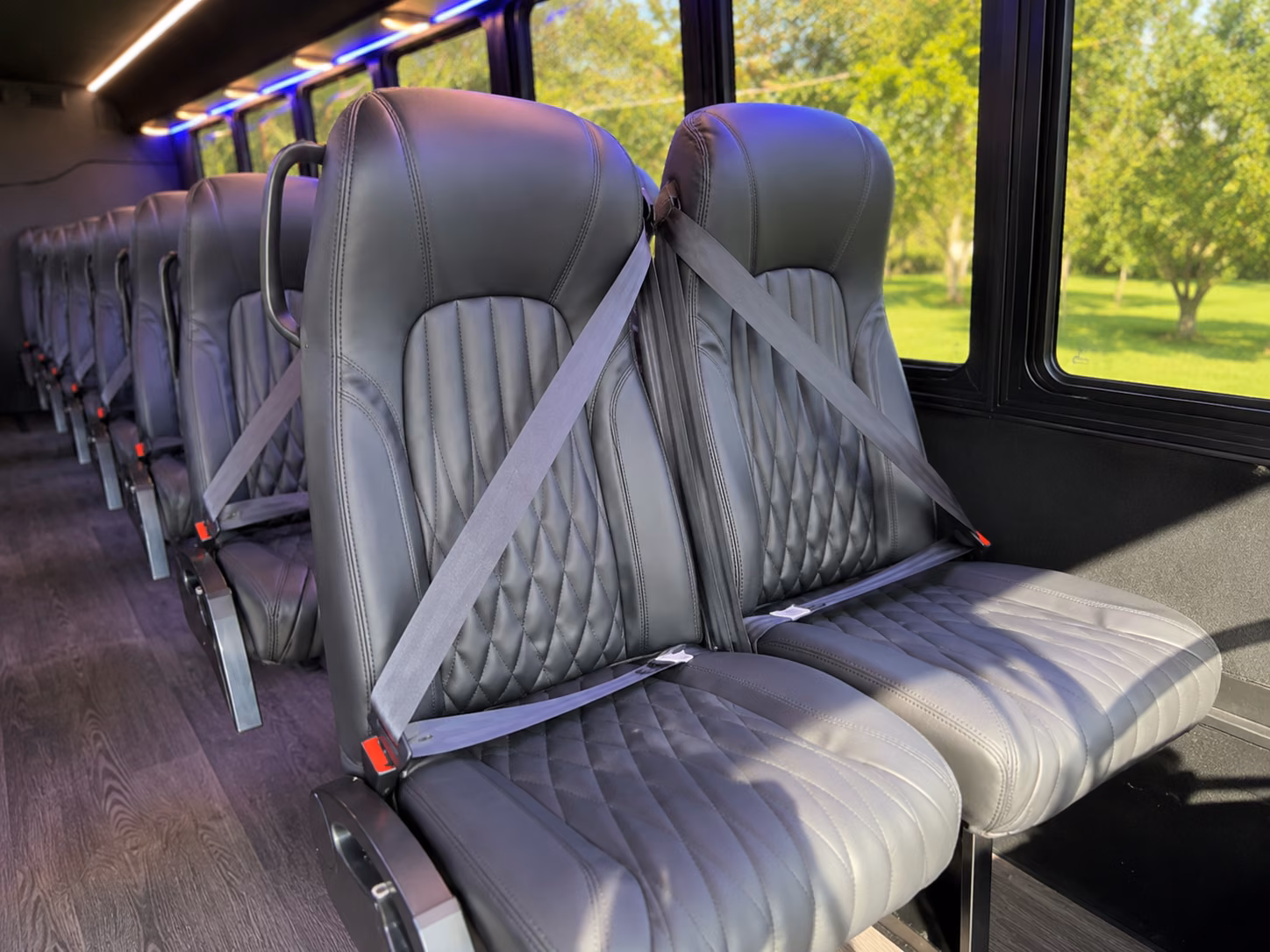 memphis 18 passenger minibus inside