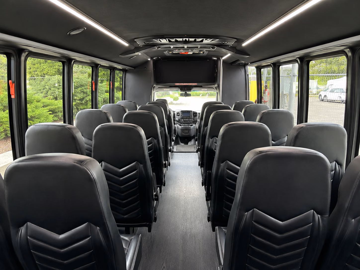 memphis 20 passenger minibus inside