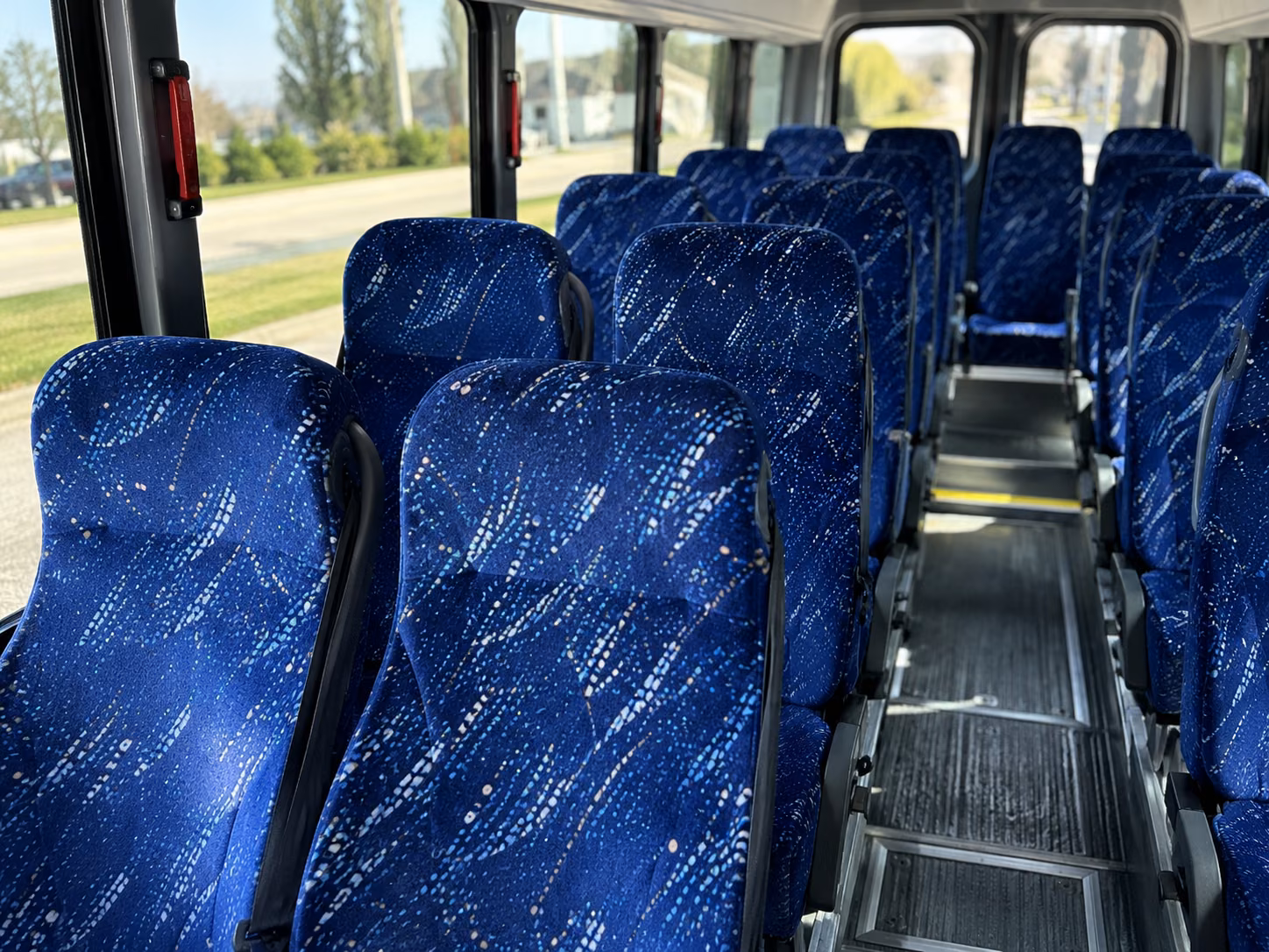 memphis 20 passenger minibus interior