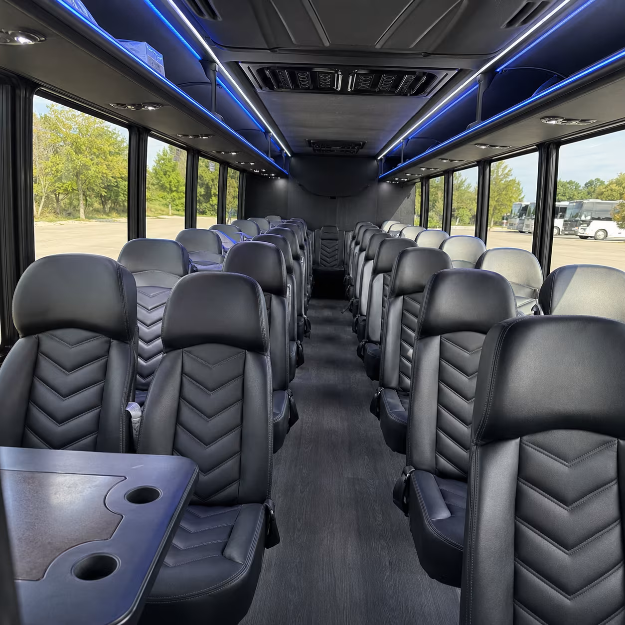 memphis 25 passenger minibus inside