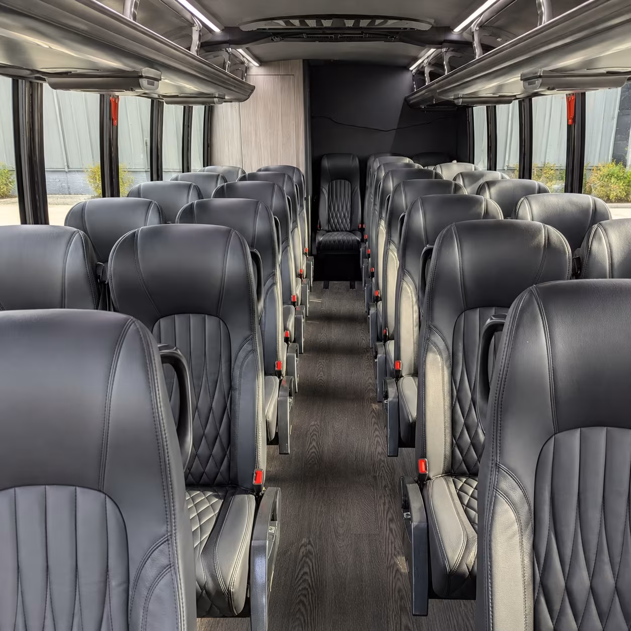 memphis 28 passenger minibus inside