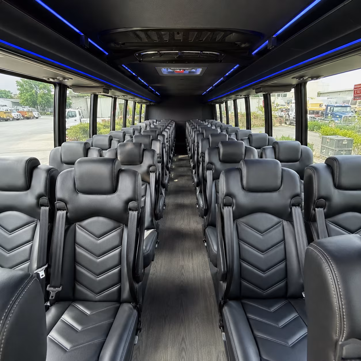 memphis 30 passenger minibus inside