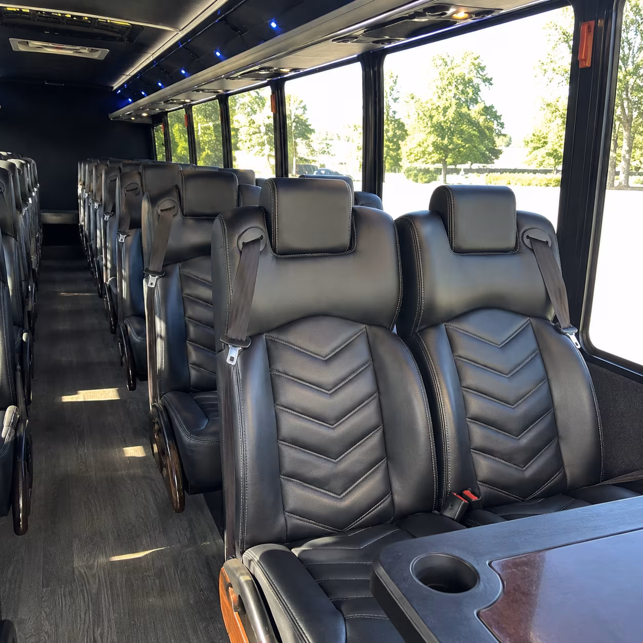 memphis 35 passenger minibus interior