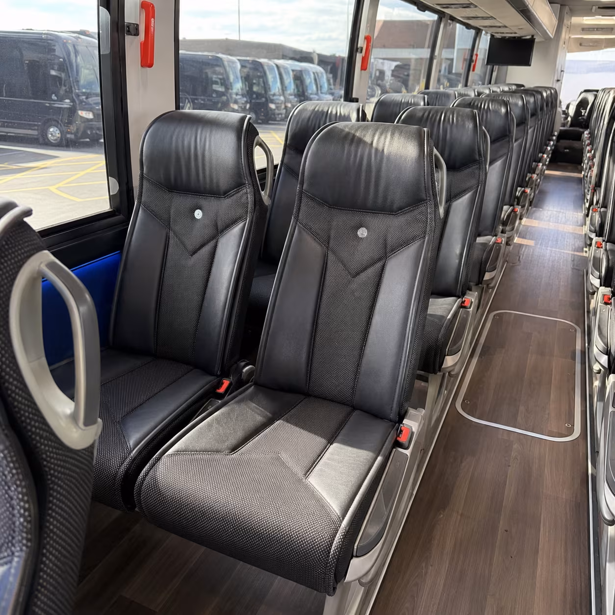 memphis 40 passenger charter bus interior