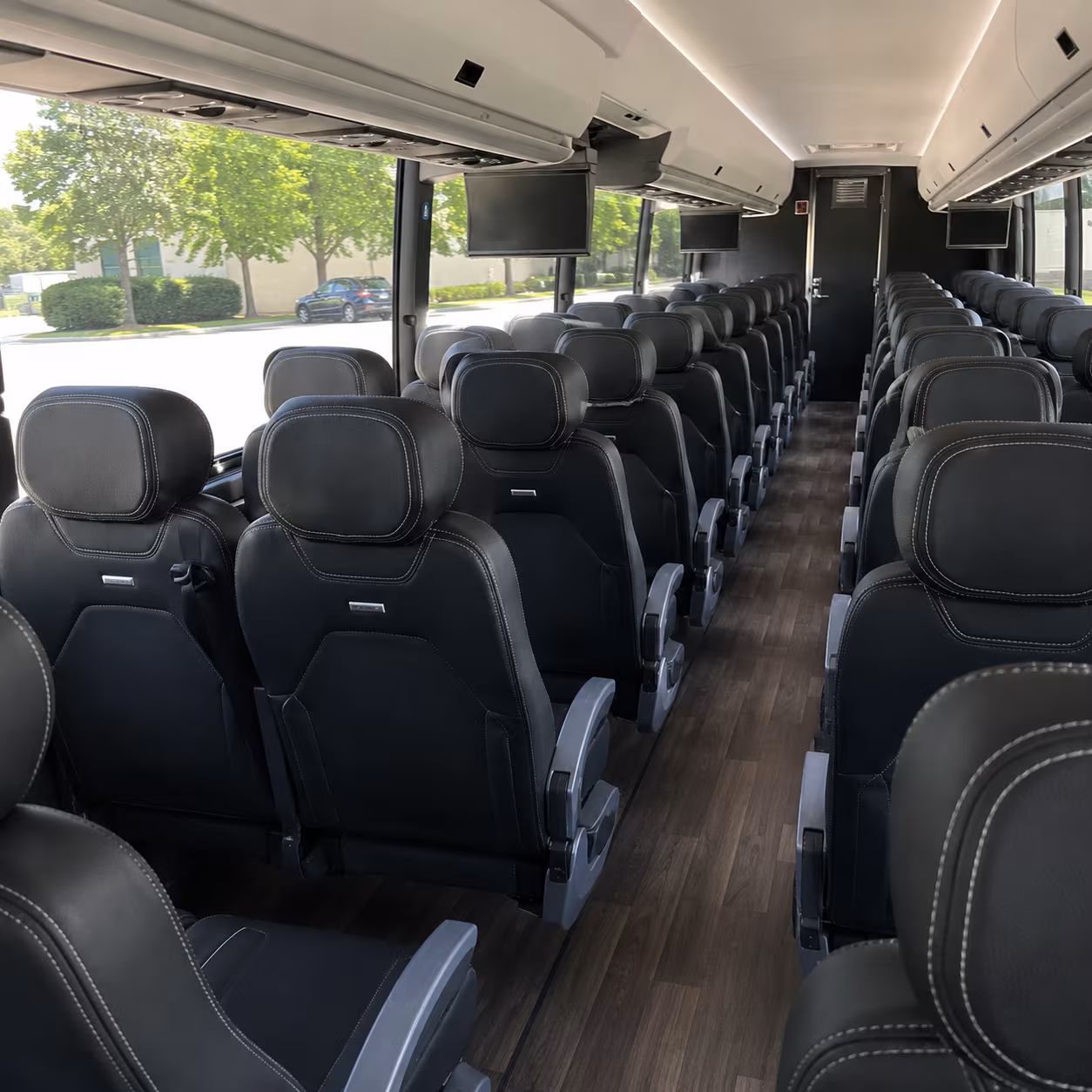 memphis 56 passenger charter bus interior