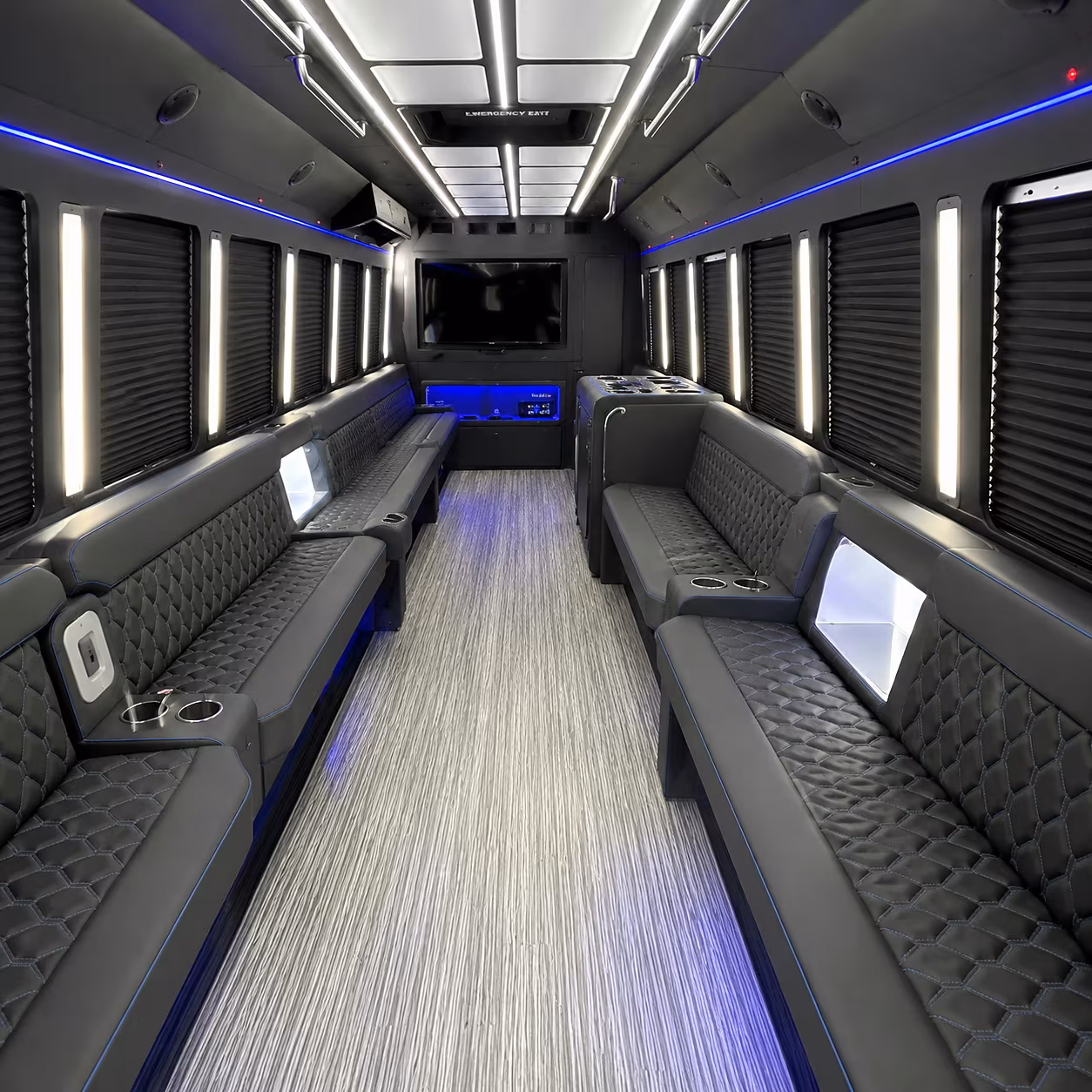 party bus interior